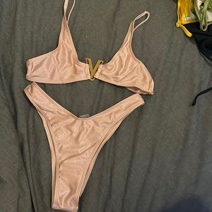 Pink bikini